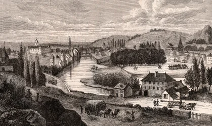 Épinal - Lorraine - gravure dans 