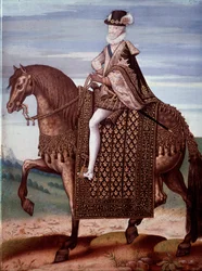 Portrait équestre de Henri IV (1553-1610) Roi de France