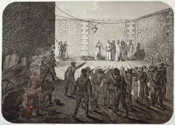 Exécution des otages pendant la Commune, 1871