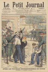 Exécution de marins russes qui se sont mutinés en août 1906