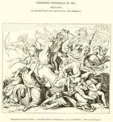Exposition universelle de 1855, Les Quatre Fléaux de l