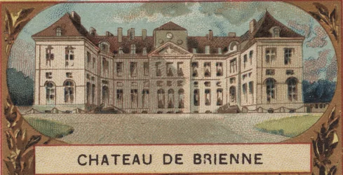 Vue extérieure du château de Brienne-le-Château dans l