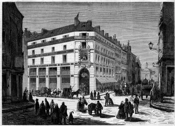 Vue extérieure des nouveaux magasins du Grand Condé, à Paris, inaugurés le 8 avril