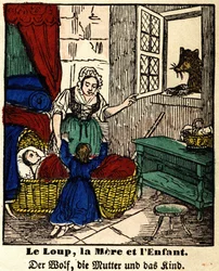 Fables de La Fontaine : le loup, la mère et l