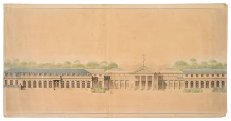 Façade du Château de Neuilly