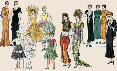 Mode féminine et enfantine française