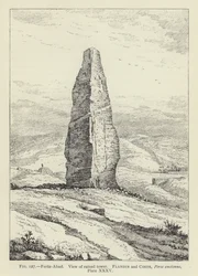 Feruz-Abad, Vue de la tour en ruine