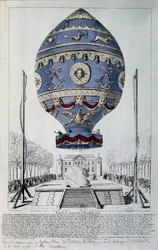 Premier vol humain de Pilâtre de Rozier le 21 novembre 1783