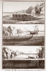 Pêche et fabrication et utilisation des filets de pêche - « L