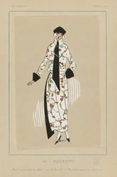 Fleurette, pub. 1922, impression pochoir