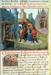 Hugues Capet, duc de France et évêque Asselin