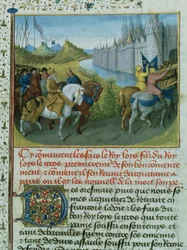 Entrée de Louis VII à Constantinople avec l