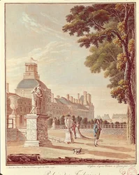 France, Paris, Palais des Tuileries, Gravure