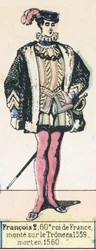 François II, 60e roi de France, monte sur le trône en 1559, mort en 1560