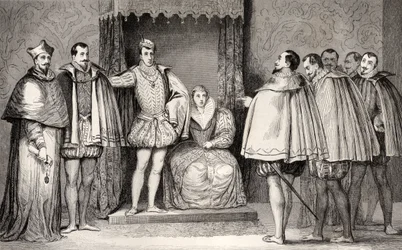 François II (1544-60) informe les députés parlementaires que le duc de Guise et le cardinal gouverneront l