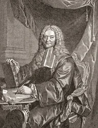 François Chicoyneau, 1672 - 1752. Médecin français et médecin en chef du roi Louis XV. De Les Heures Libres publié en 1908.