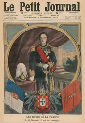 Hôtes français, Sa Majesté Manuel II, Roi du Portugal, illustration de couverture de 