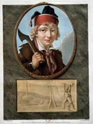 Révolution française : portrait du jeune Joseph Agricol Viala (1780-1793) qui a participé à l