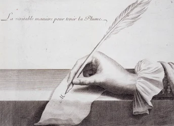 Calligraphie française : "L
