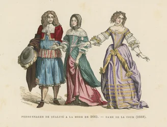 Modes françaises, XVIIe siècle