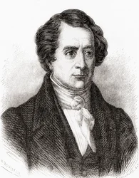 Dominique François Jean Arago, mathématicien français, alias François Arago, de Les Merveilles de la Science, pub.1870
