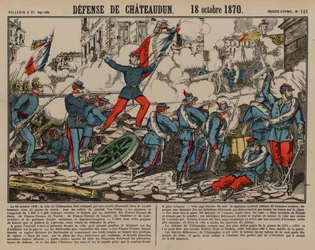 Troupes françaises défendant Châteaudun, Guerre franco-prussienne