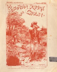 Couverture de la partition de la chanson Le Mouchoir Rouge de Cholet, écrite et composée par Théodore Botrel
