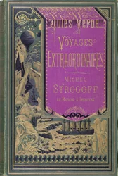 Couverture de Michel Strogoff par Jules Verne, 1876