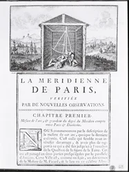 Première page du premier chapitre de La Méridienne de Paris par César-François Cassini de Thury, 1744