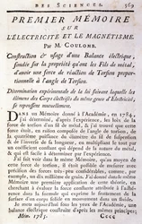 Frontispice du livre "Premier mémoire sur l
