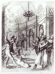 Frontispice pour Polyeucte par Pierre Corneille (1606-84) publié en 1643