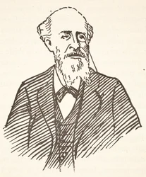 Gaston Paris, copie par Boris Mestchersky, illustration de Histoire de la Nation Française, Sciences, Volumes I & II, par Gabriel Hanotaux, 1924