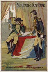 Le général Drouot conseillant Napoléon