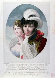 Général Joachim Murat (c.1767-1815) et sa femme Caroline Bonaparte (1782-1839)