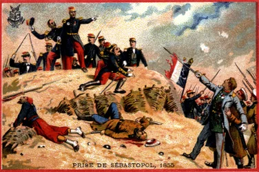 Général Pélissier à la prise de Sébastopol