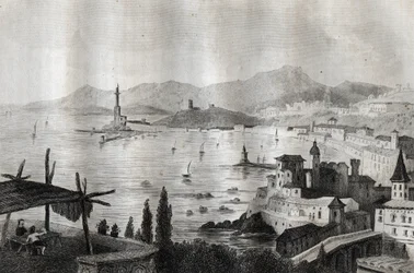 Gênes - Gênes - Gênes - Gravure tirée de « L