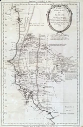 Carte géographique du Sénégal d