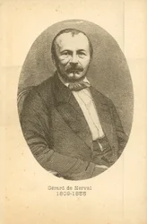 Gérard De Nerval, portrait (gravure)