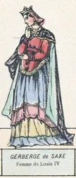 Gerberge de Saxe, femme de Louis IV
