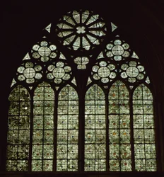 Vitrail en grisaille