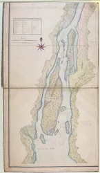 Grosse Île et une partie du lac Érié, 1796