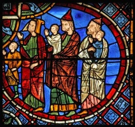 Groupe de parents et enfants