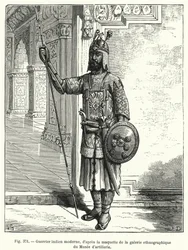 Guerrier indien moderne, d