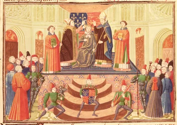 Harl 4380 f.186v Le Couronnement d