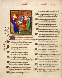 Harley 4431 volume II, f.259v Miniature d