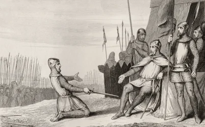 Henri I (1008-60) pardonne son frère Robert-Le-Vieux, de 