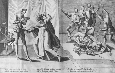 Henri III de France assassiné par Jacques Clément, 1er août 1589