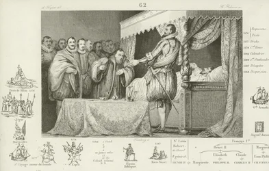 Henri III de France sur son lit de mort, 1589