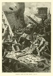 Elle-même a retiré la flèche