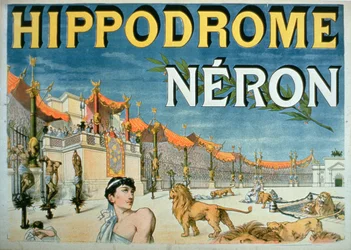 Hippodrome de Néron" (lithographie couleur)
